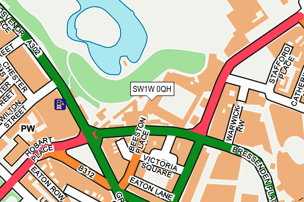 SW1W 0QH map - OS OpenMap – Local (Ordnance Survey) SW1W 0QH map - OS OpenMap – Local (Ordnance Survey)