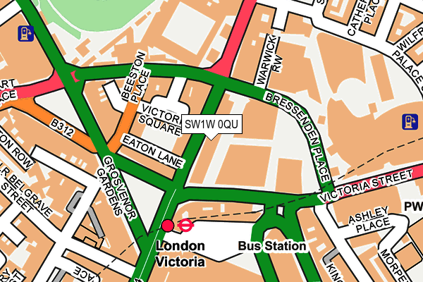 SW1W 0QU map - OS OpenMap – Local (Ordnance Survey) SW1W 0QU map - OS OpenMap – Local (Ordnance Survey)