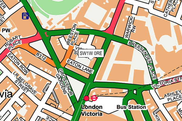 SW1W 0RE map - OS OpenMap – Local (Ordnance Survey) SW1W 0RE map - OS OpenMap – Local (Ordnance Survey)