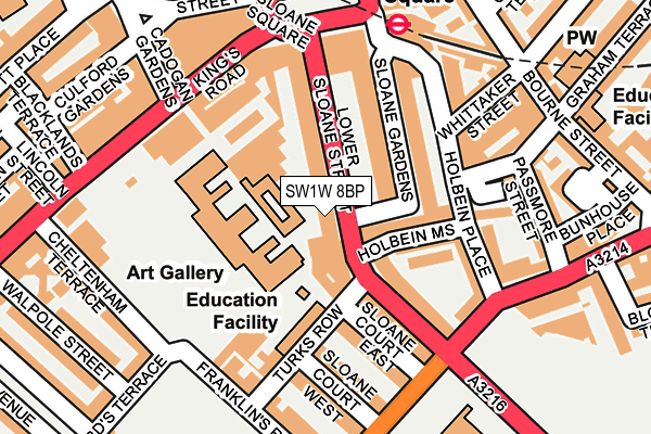 SW1W 8BP map - OS OpenMap – Local (Ordnance Survey) SW1W 8BP map - OS OpenMap – Local (Ordnance Survey)