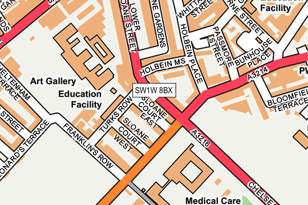 SW1W 8BX map - OS OpenMap – Local (Ordnance Survey) SW1W 8BX map - OS OpenMap – Local (Ordnance Survey)