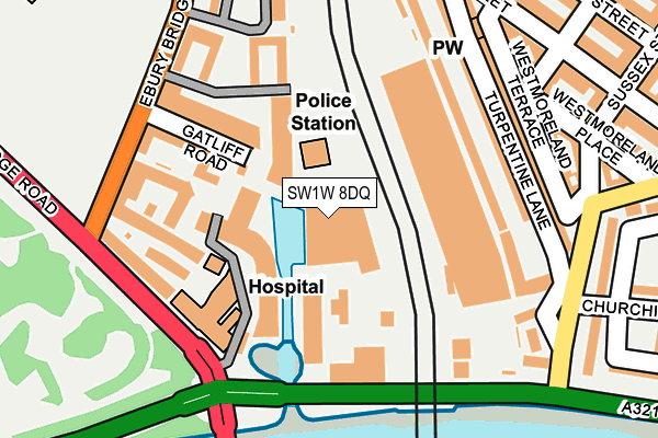 SW1W 8DQ map - OS OpenMap – Local (Ordnance Survey) SW1W 8DQ map - OS OpenMap – Local (Ordnance Survey)