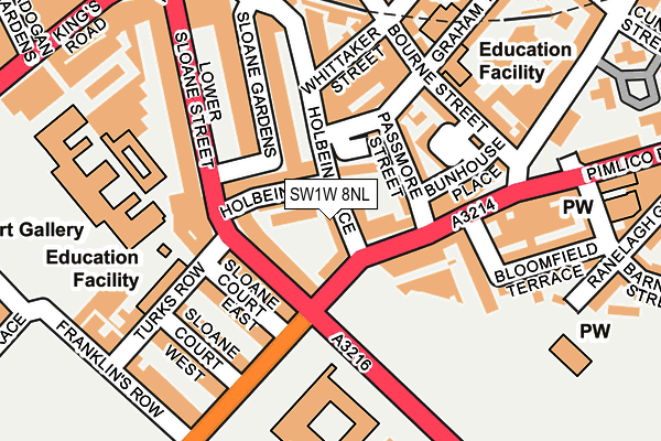 SW1W 8NL map - OS OpenMap – Local (Ordnance Survey) SW1W 8NL map - OS OpenMap – Local (Ordnance Survey)