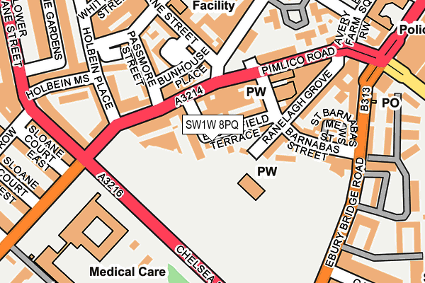 SW1W 8PQ map - OS OpenMap – Local (Ordnance Survey) SW1W 8PQ map - OS OpenMap – Local (Ordnance Survey)