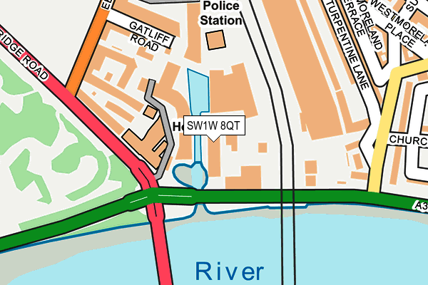 SW1W 8QT map - OS OpenMap – Local (Ordnance Survey) SW1W 8QT map - OS OpenMap – Local (Ordnance Survey)