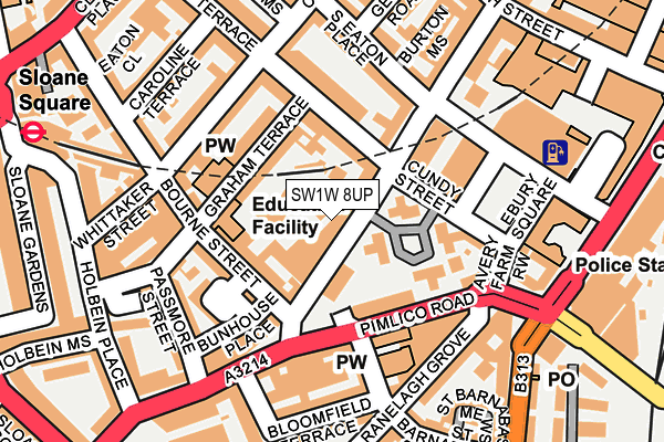 SW1W 8UP map - OS OpenMap – Local (Ordnance Survey) SW1W 8UP map - OS OpenMap – Local (Ordnance Survey)