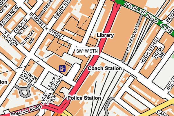 SW1W 9TN map - OS OpenMap – Local (Ordnance Survey) SW1W 9TN map - OS OpenMap – Local (Ordnance Survey)