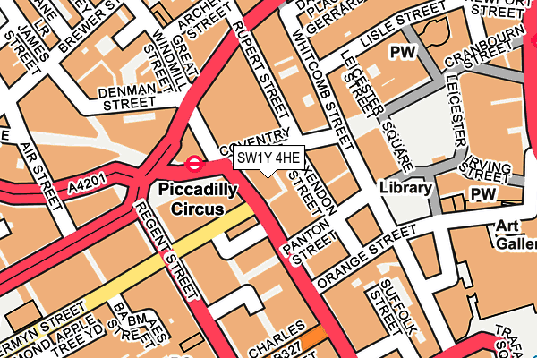 SW1Y 4HE map - OS OpenMap – Local (Ordnance Survey) SW1Y 4HE map - OS OpenMap – Local (Ordnance Survey)