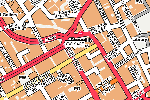 SW1Y 4QF map - OS OpenMap – Local (Ordnance Survey) SW1Y 4QF map - OS OpenMap – Local (Ordnance Survey)