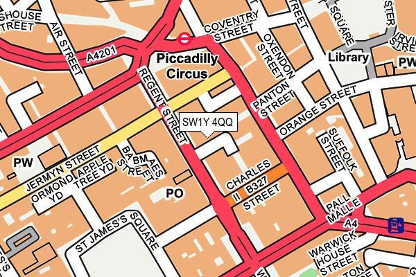 SW1Y 4QQ map - OS OpenMap – Local (Ordnance Survey) SW1Y 4QQ map - OS OpenMap – Local (Ordnance Survey)