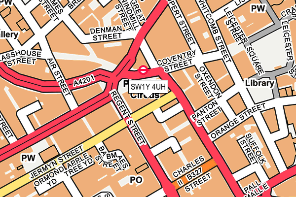 SW1Y 4UH map - OS OpenMap – Local (Ordnance Survey) SW1Y 4UH map - OS OpenMap – Local (Ordnance Survey)