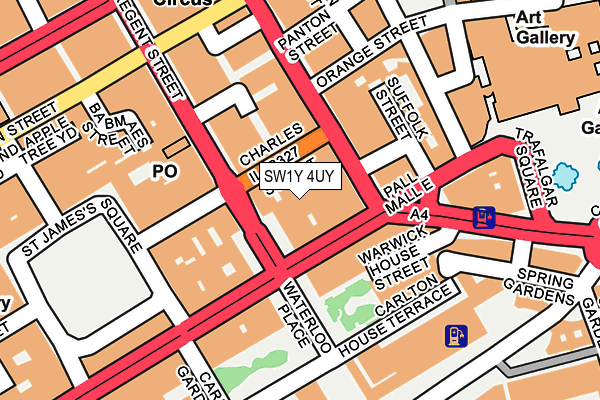 SW1Y 4UY map - OS OpenMap – Local (Ordnance Survey) SW1Y 4UY map - OS OpenMap – Local (Ordnance Survey)