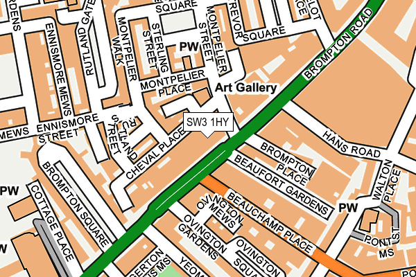 SW3 1HY map - OS OpenMap – Local (Ordnance Survey) SW3 1HY map - OS OpenMap – Local (Ordnance Survey)