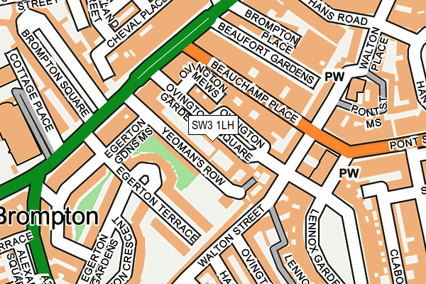 SW3 1LH map - OS OpenMap – Local (Ordnance Survey) SW3 1LH map - OS OpenMap – Local (Ordnance Survey)
