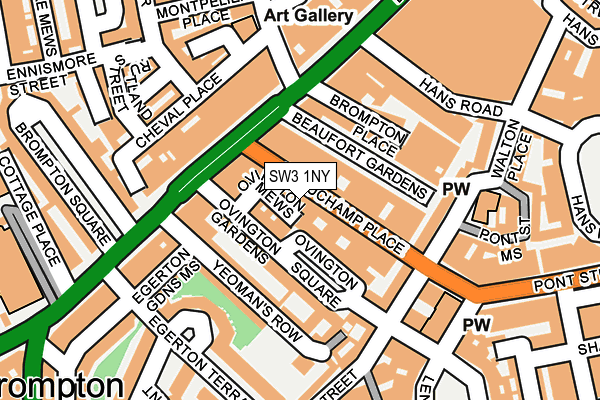 SW3 1NY map - OS OpenMap – Local (Ordnance Survey) SW3 1NY map - OS OpenMap – Local (Ordnance Survey)