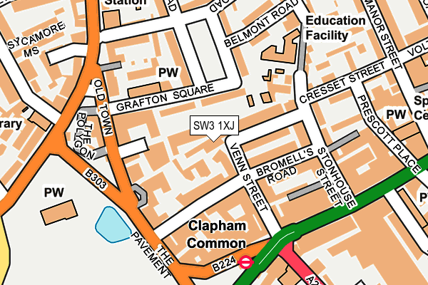 SW3 1XJ map - OS OpenMap – Local (Ordnance Survey) SW3 1XJ map - OS OpenMap – Local (Ordnance Survey)