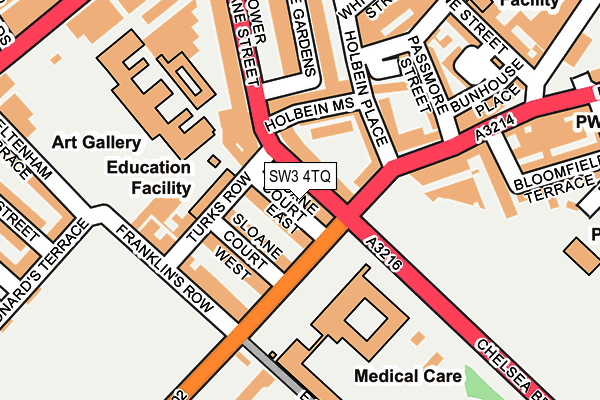 SW3 4TQ map - OS OpenMap – Local (Ordnance Survey) SW3 4TQ map - OS OpenMap – Local (Ordnance Survey)