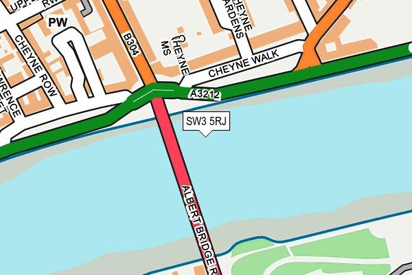 SW3 5RJ map - OS OpenMap – Local (Ordnance Survey) SW3 5RJ map - OS OpenMap – Local (Ordnance Survey)