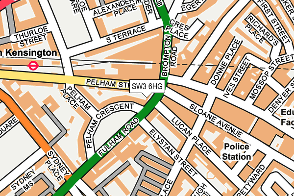 SW3 6HG map - OS OpenMap – Local (Ordnance Survey) SW3 6HG map - OS OpenMap – Local (Ordnance Survey)