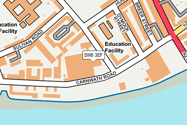 SW6 3EF map - OS OpenMap – Local (Ordnance Survey) SW6 3EF map - OS OpenMap – Local (Ordnance Survey)