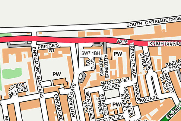 SW7 1BH map - OS OpenMap – Local (Ordnance Survey) SW7 1BH map - OS OpenMap – Local (Ordnance Survey)
