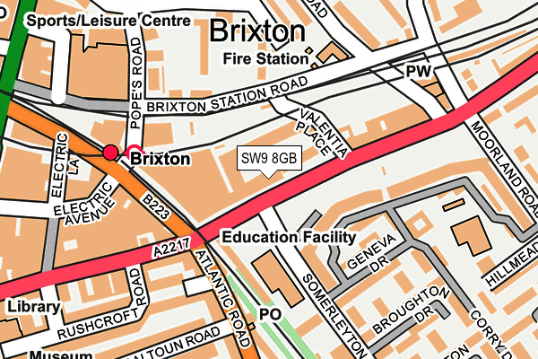 SW9 8GB map - OS OpenMap – Local (Ordnance Survey) SW9 8GB map - OS OpenMap – Local (Ordnance Survey)