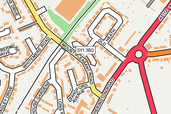 SY1 3BQ map - OS OpenMap – Local (Ordnance Survey) SY1 3BQ map - OS OpenMap – Local (Ordnance Survey)