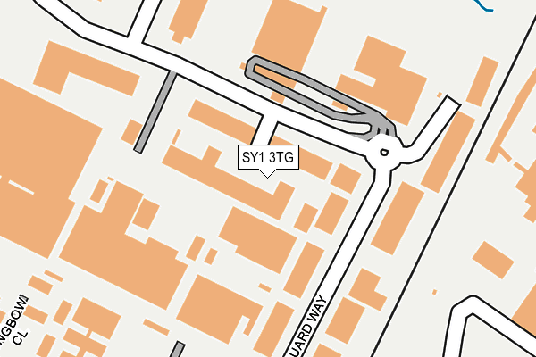 SY1 3TG map - OS OpenMap – Local (Ordnance Survey) SY1 3TG map - OS OpenMap – Local (Ordnance Survey)