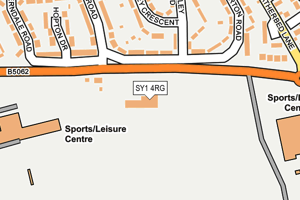 SY1 4RG map - OS OpenMap – Local (Ordnance Survey) SY1 4RG map - OS OpenMap – Local (Ordnance Survey)