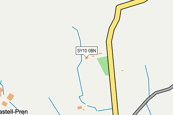 SY10 0BN map - OS OpenMap – Local (Ordnance Survey) SY10 0BN map - OS OpenMap – Local (Ordnance Survey)