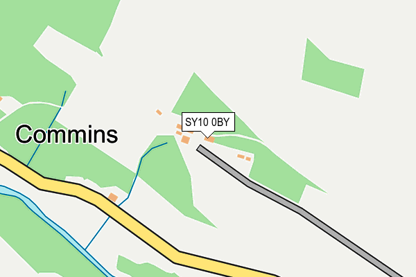 SY10 0BY map - OS OpenMap – Local (Ordnance Survey) SY10 0BY map - OS OpenMap – Local (Ordnance Survey)