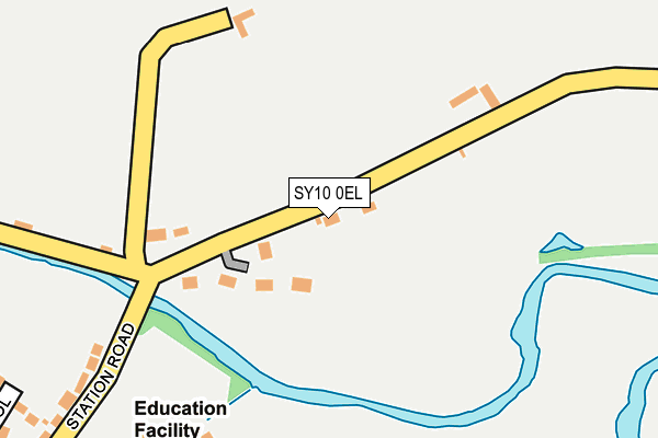SY10 0EL map - OS OpenMap – Local (Ordnance Survey) SY10 0EL map - OS OpenMap – Local (Ordnance Survey)