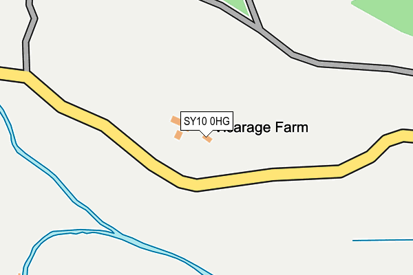SY10 0HG map - OS OpenMap – Local (Ordnance Survey)
