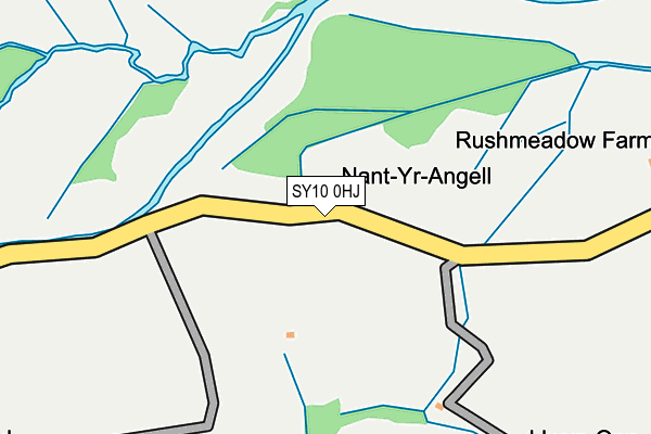 SY10 0HJ map - OS OpenMap – Local (Ordnance Survey) SY10 0HJ map - OS OpenMap – Local (Ordnance Survey)
