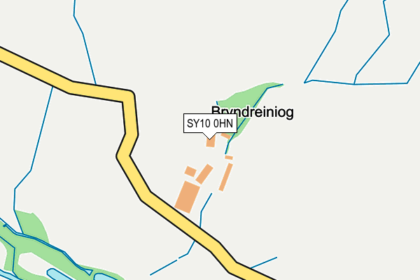 SY10 0HN map - OS OpenMap – Local (Ordnance Survey)