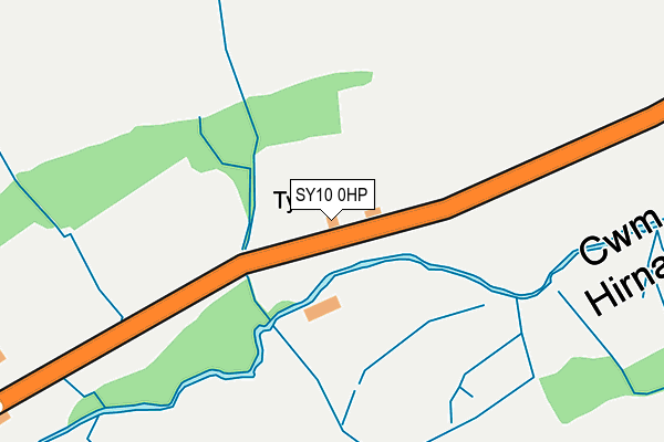 SY10 0HP map - OS OpenMap – Local (Ordnance Survey) SY10 0HP map - OS OpenMap – Local (Ordnance Survey)