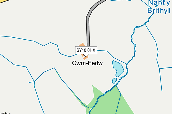 SY10 0HX map - OS OpenMap – Local (Ordnance Survey) SY10 0HX map - OS OpenMap – Local (Ordnance Survey)