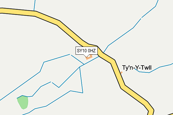 SY10 0HZ map - OS OpenMap – Local (Ordnance Survey) SY10 0HZ map - OS OpenMap – Local (Ordnance Survey)