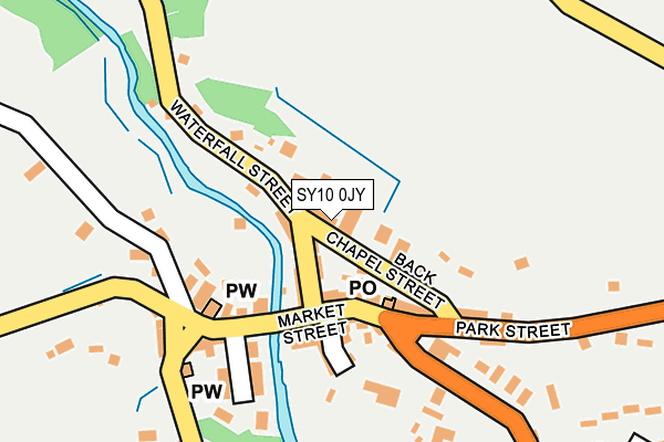 SY10 0JY map - OS OpenMap – Local (Ordnance Survey) SY10 0JY map - OS OpenMap – Local (Ordnance Survey)