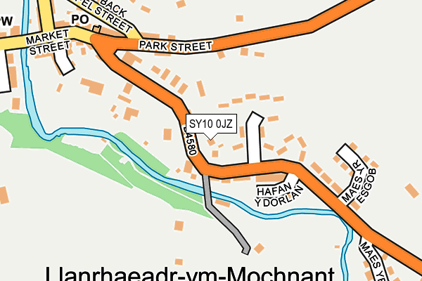 SY10 0JZ map - OS OpenMap – Local (Ordnance Survey) SY10 0JZ map - OS OpenMap – Local (Ordnance Survey)