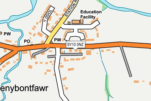 SY10 0NZ map - OS OpenMap – Local (Ordnance Survey) SY10 0NZ map - OS OpenMap – Local (Ordnance Survey)