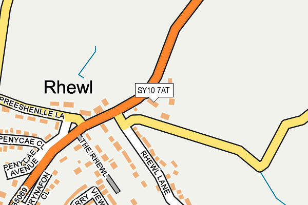 SY10 7AT map - OS OpenMap – Local (Ordnance Survey) SY10 7AT map - OS OpenMap – Local (Ordnance Survey)