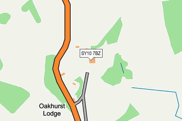 SY10 7BZ map - OS OpenMap – Local (Ordnance Survey) SY10 7BZ map - OS OpenMap – Local (Ordnance Survey)