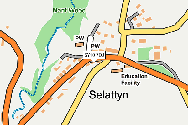 SY10 7DJ map - OS OpenMap – Local (Ordnance Survey) SY10 7DJ map - OS OpenMap – Local (Ordnance Survey)