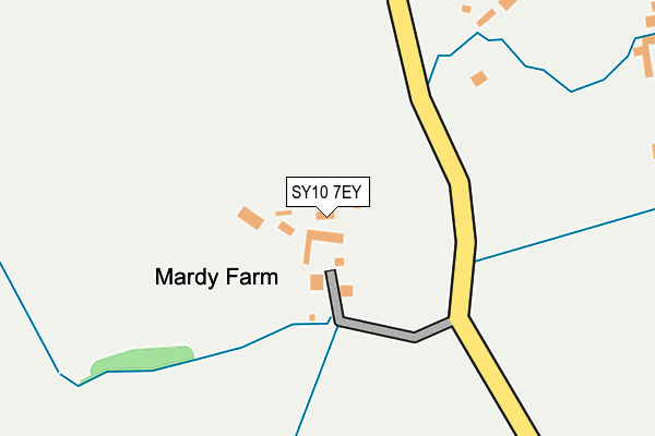 SY10 7EY map - OS OpenMap – Local (Ordnance Survey) SY10 7EY map - OS OpenMap – Local (Ordnance Survey)