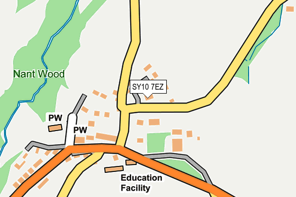 SY10 7EZ map - OS OpenMap – Local (Ordnance Survey) SY10 7EZ map - OS OpenMap – Local (Ordnance Survey)