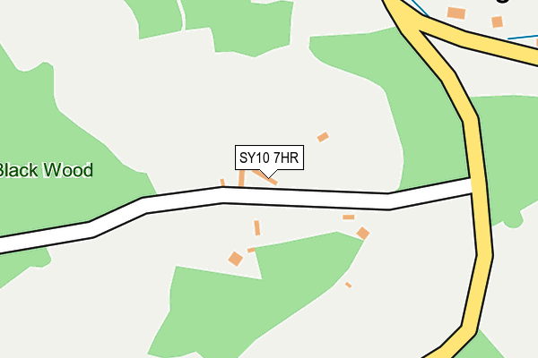 SY10 7HR map - OS OpenMap – Local (Ordnance Survey) SY10 7HR map - OS OpenMap – Local (Ordnance Survey)