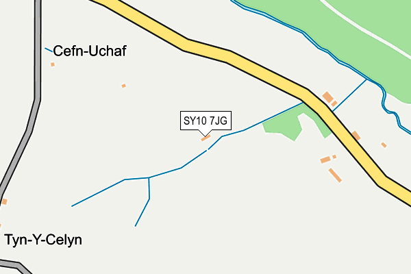 SY10 7JG map - OS OpenMap – Local (Ordnance Survey) SY10 7JG map - OS OpenMap – Local (Ordnance Survey)