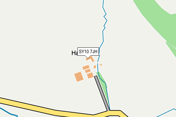 SY10 7JH map - OS OpenMap – Local (Ordnance Survey) SY10 7JH map - OS OpenMap – Local (Ordnance Survey)