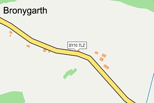 SY10 7LZ map - OS OpenMap – Local (Ordnance Survey) SY10 7LZ map - OS OpenMap – Local (Ordnance Survey)